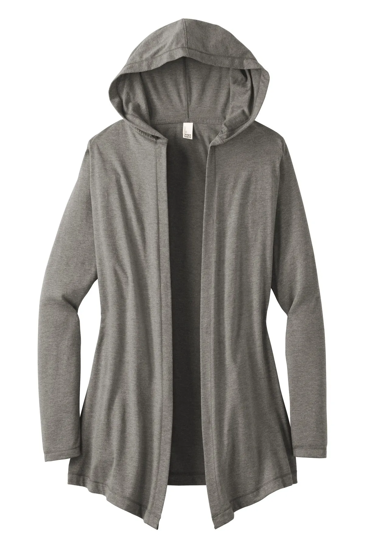 District Women's Perfect Tri Hooded Cardigan. DT156