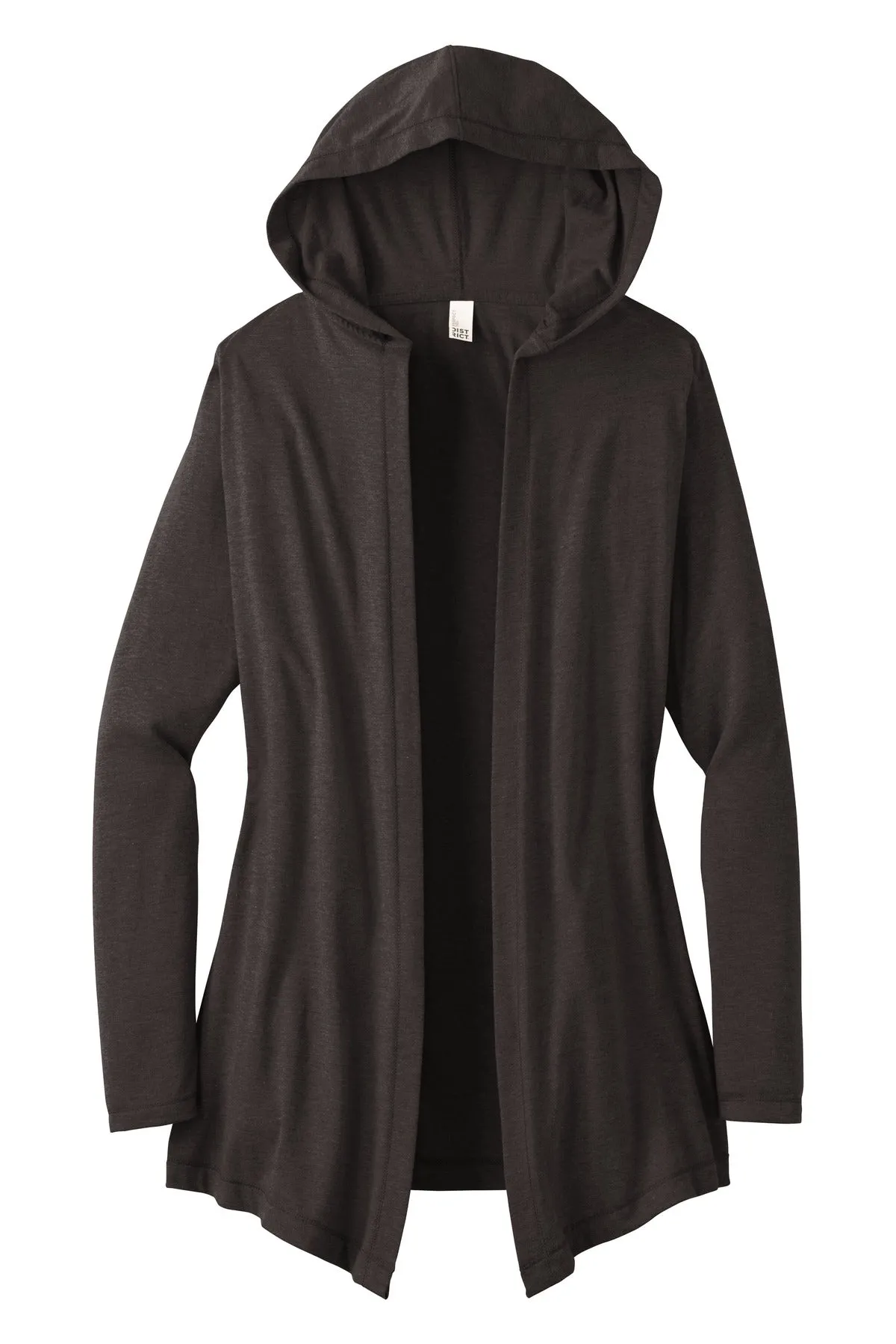 District Women's Perfect Tri Hooded Cardigan. DT156