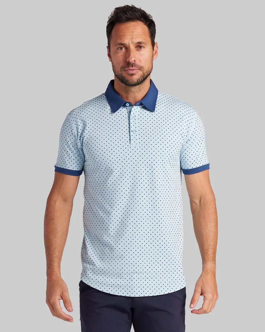 Drop-Cut: LUX Dotted Polo <!-- Size XXL -->