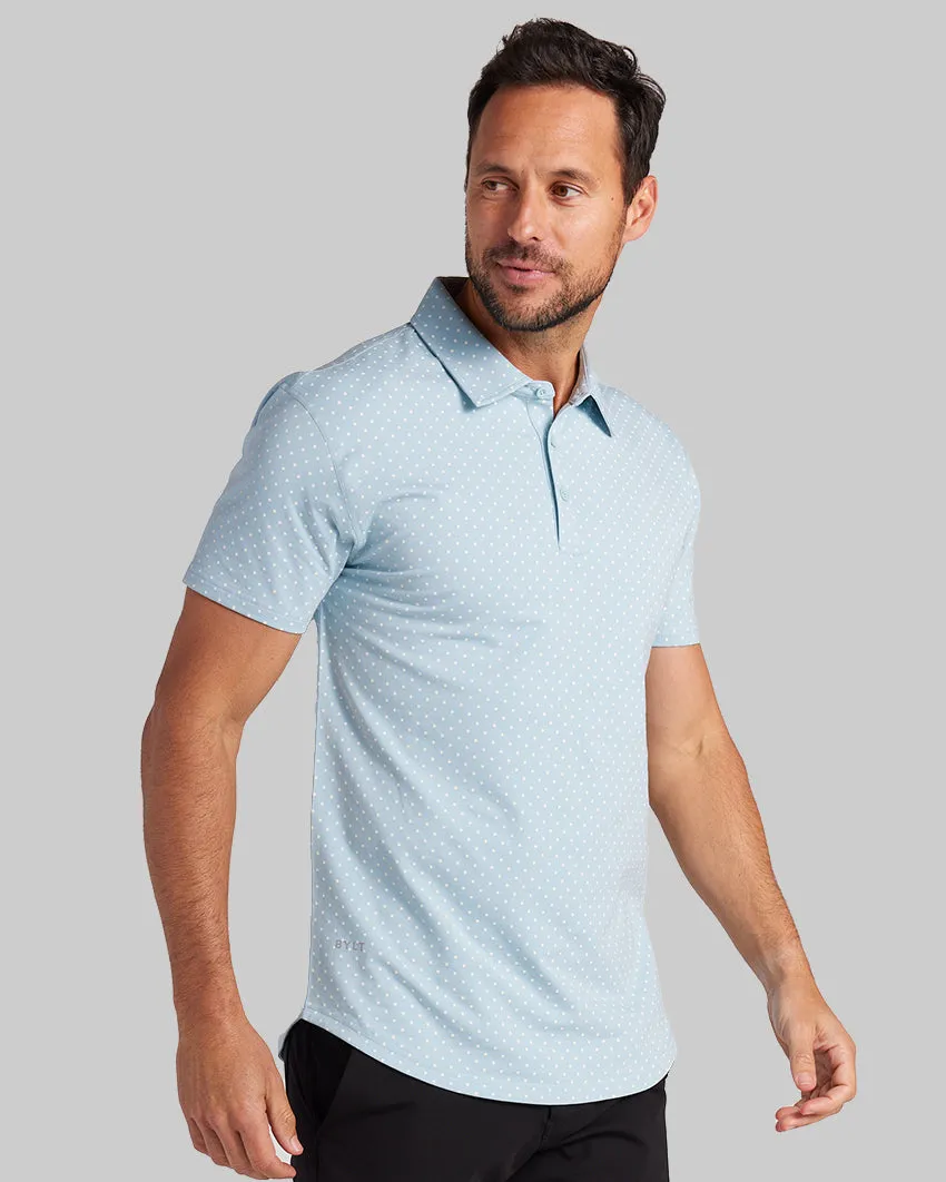 Drop-Cut: LUX Dotted Polo <!-- Size XXL -->