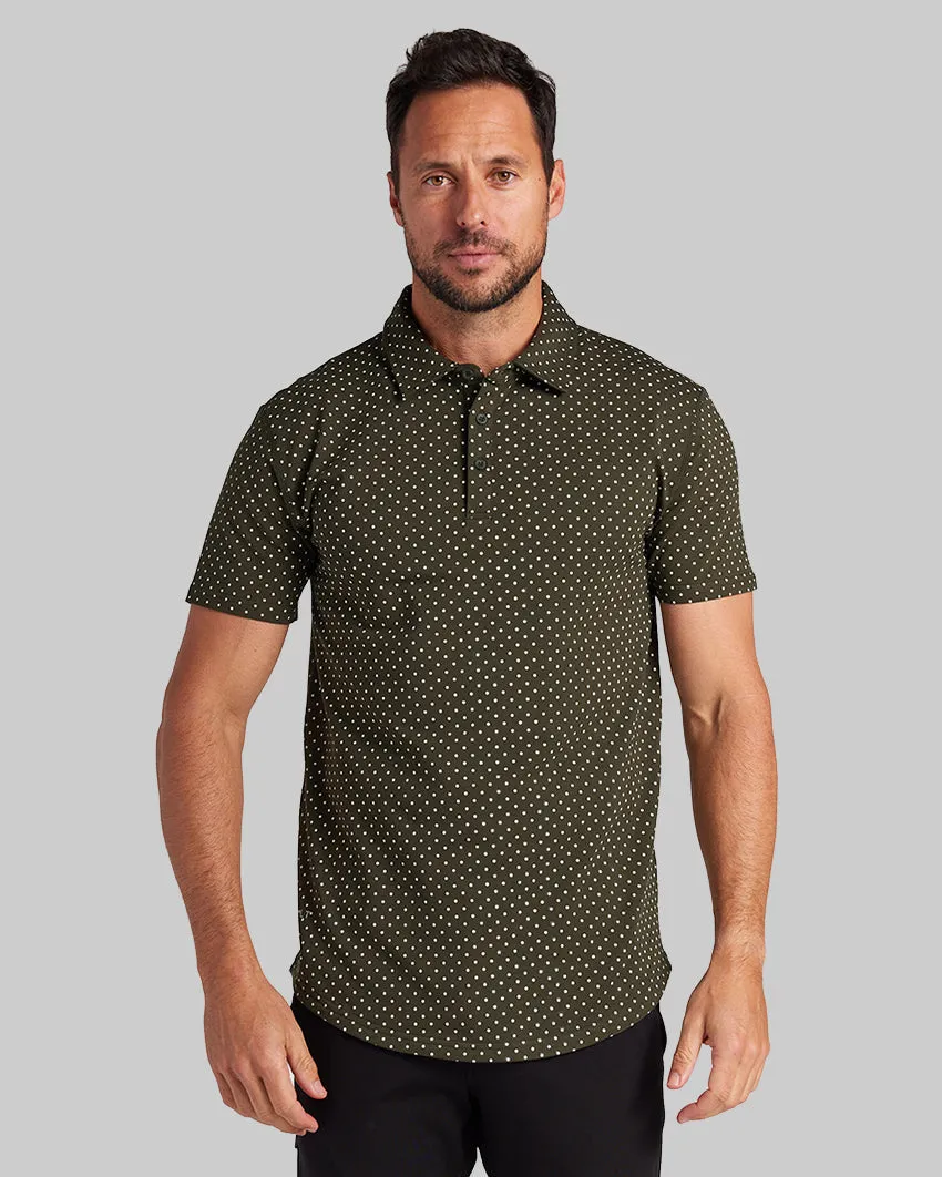 Drop-Cut: LUX Dotted Polo <!-- Size XXL -->