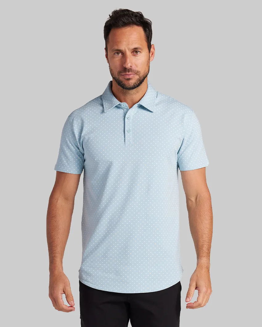 Drop-Cut: LUX Dotted Polo <!-- Size XXL -->