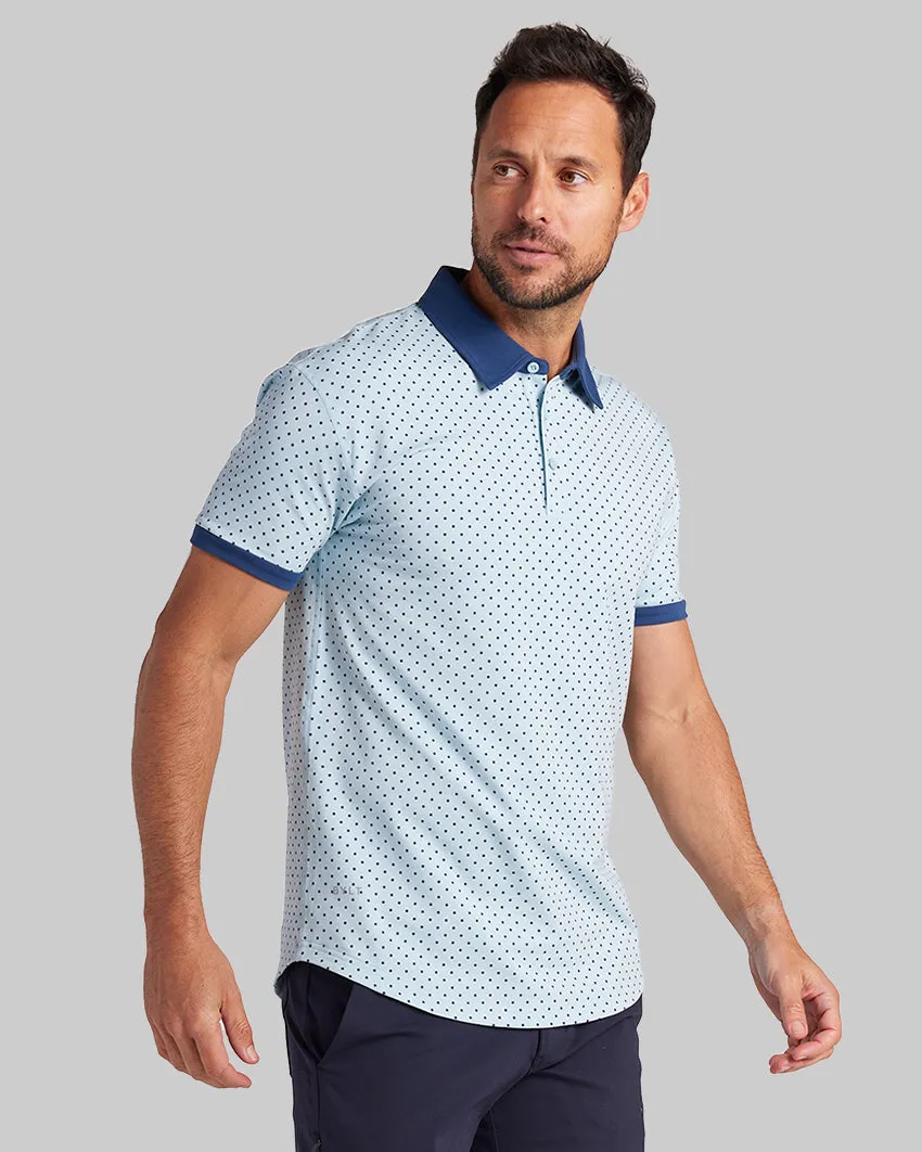 Drop-Cut: LUX Dotted Polo <!-- Size XXL -->