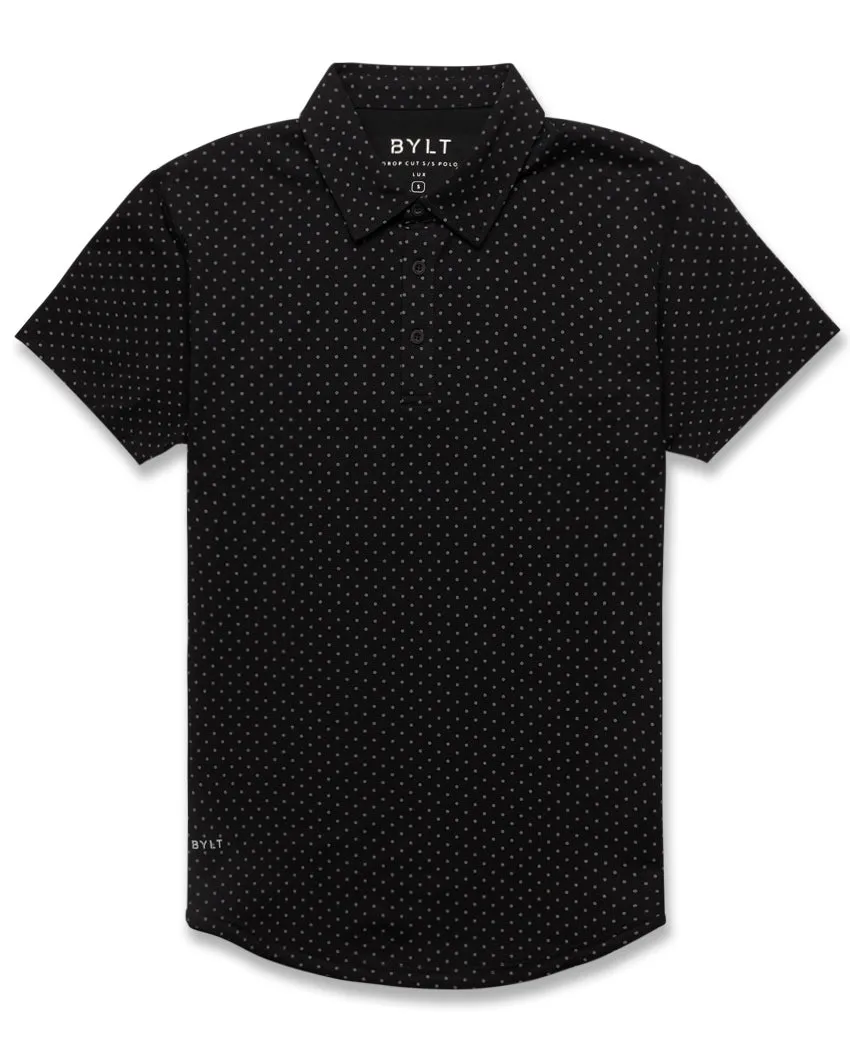 Drop-Cut: LUX Dotted Polo <!-- Size XXL -->