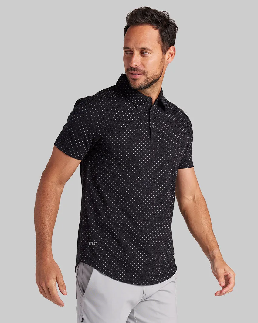 Drop-Cut: LUX Dotted Polo <!-- Size XXL -->