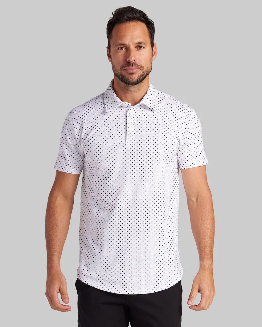 Drop-Cut: LUX Dotted Polo <!-- Size XXL -->