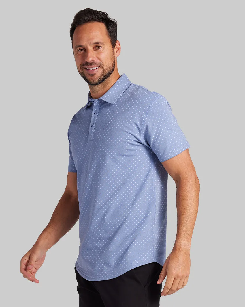 Drop-Cut: LUX Dotted Polo <!-- Size XXL -->