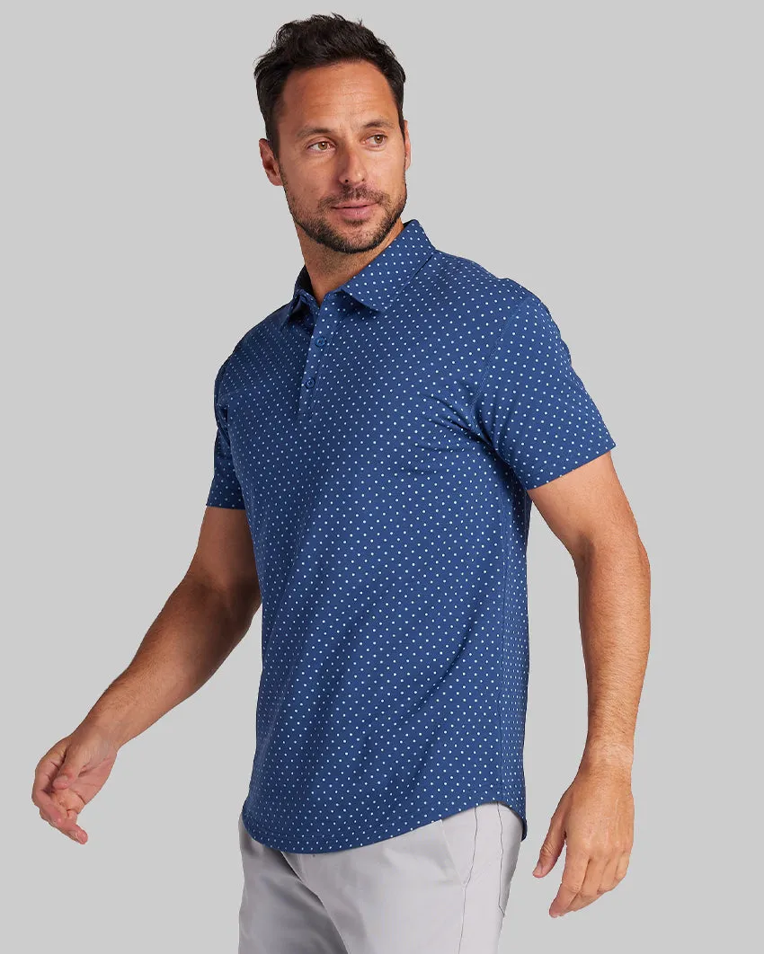 Drop-Cut: LUX Dotted Polo <!-- Size XXL -->