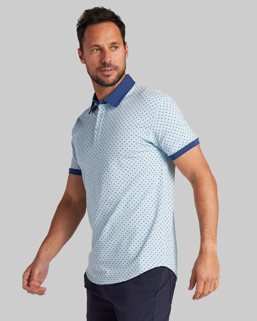 Drop-Cut: LUX Dotted Polo <!-- Size XXL -->