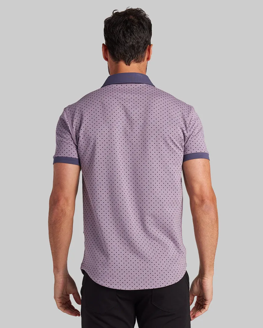 Drop-Cut: LUX Dotted Polo <!-- Size XXL -->