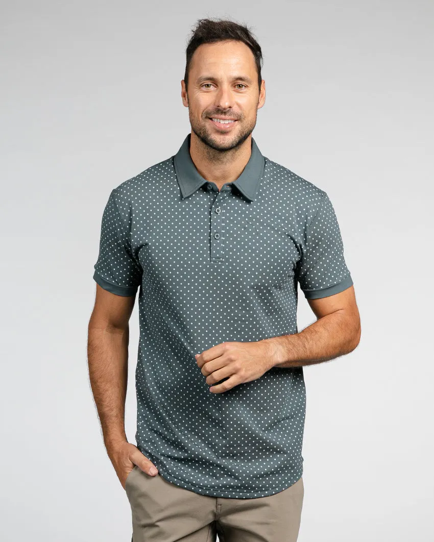 Drop-Cut: LUX Dotted Polo <!-- Size XXL -->