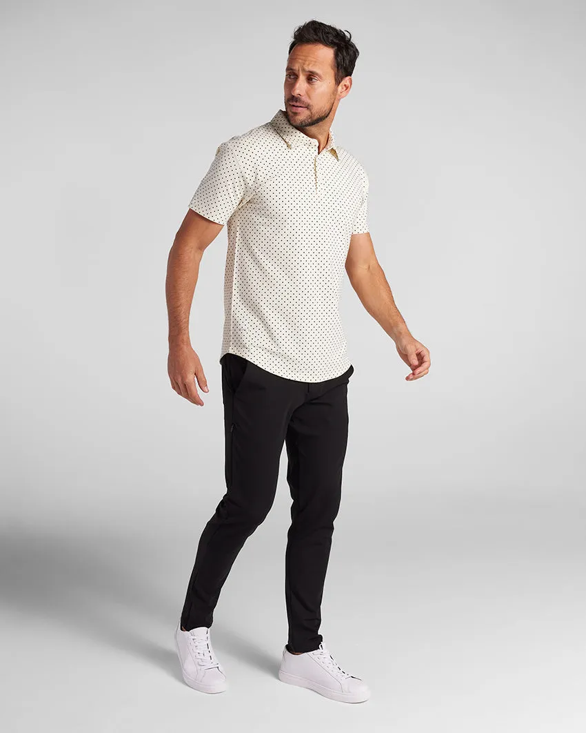 Drop-Cut: LUX Dotted Polo <!-- Size XXL -->