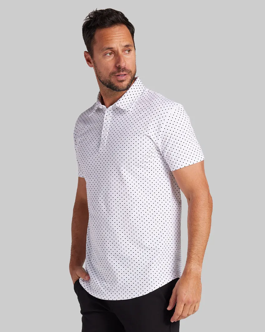 Drop-Cut: LUX Dotted Polo <!-- Size XXL -->