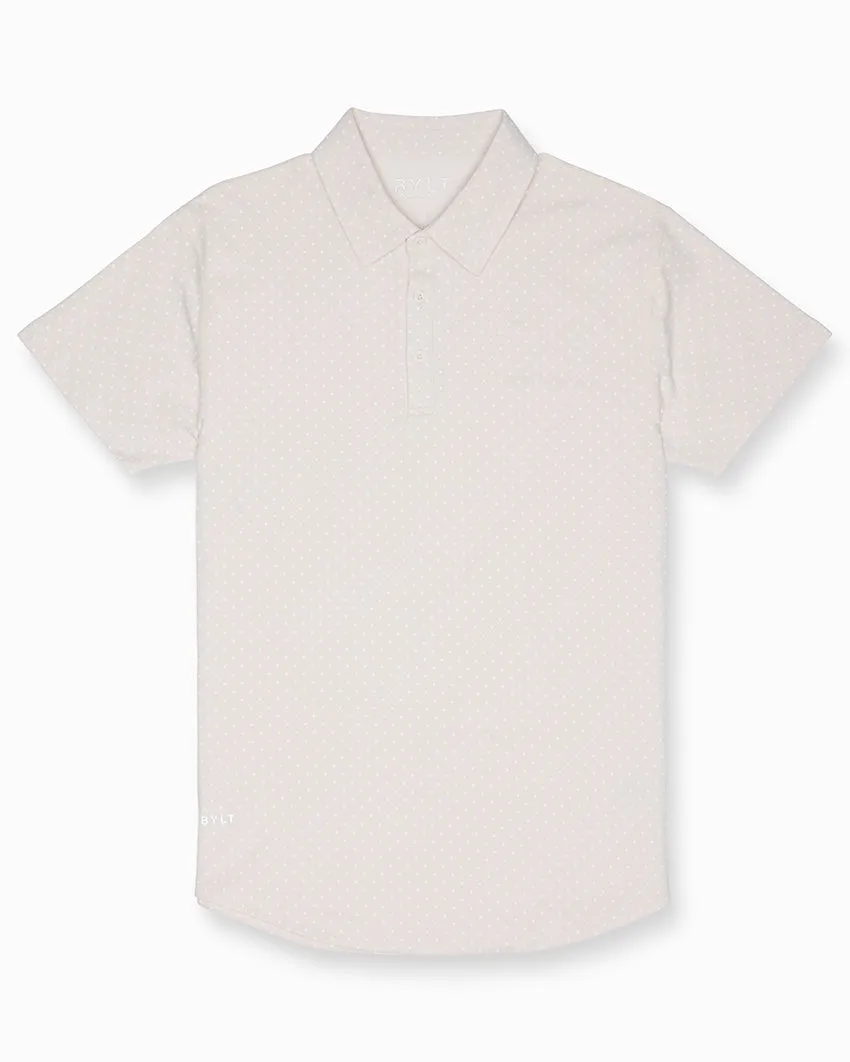 Drop-Cut: LUX Dotted Polo <!-- Size XXL -->