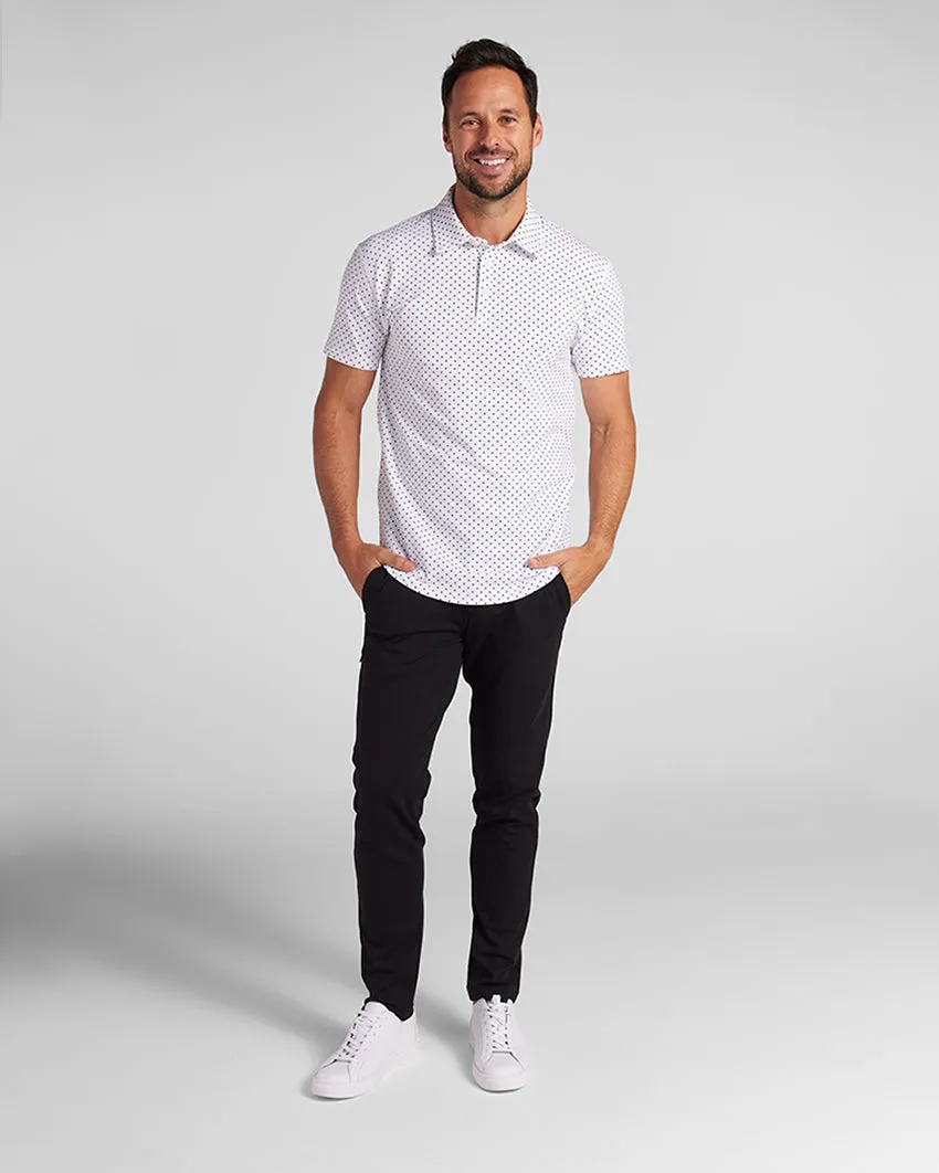 Drop-Cut: LUX Dotted Polo <!-- Size XXL -->