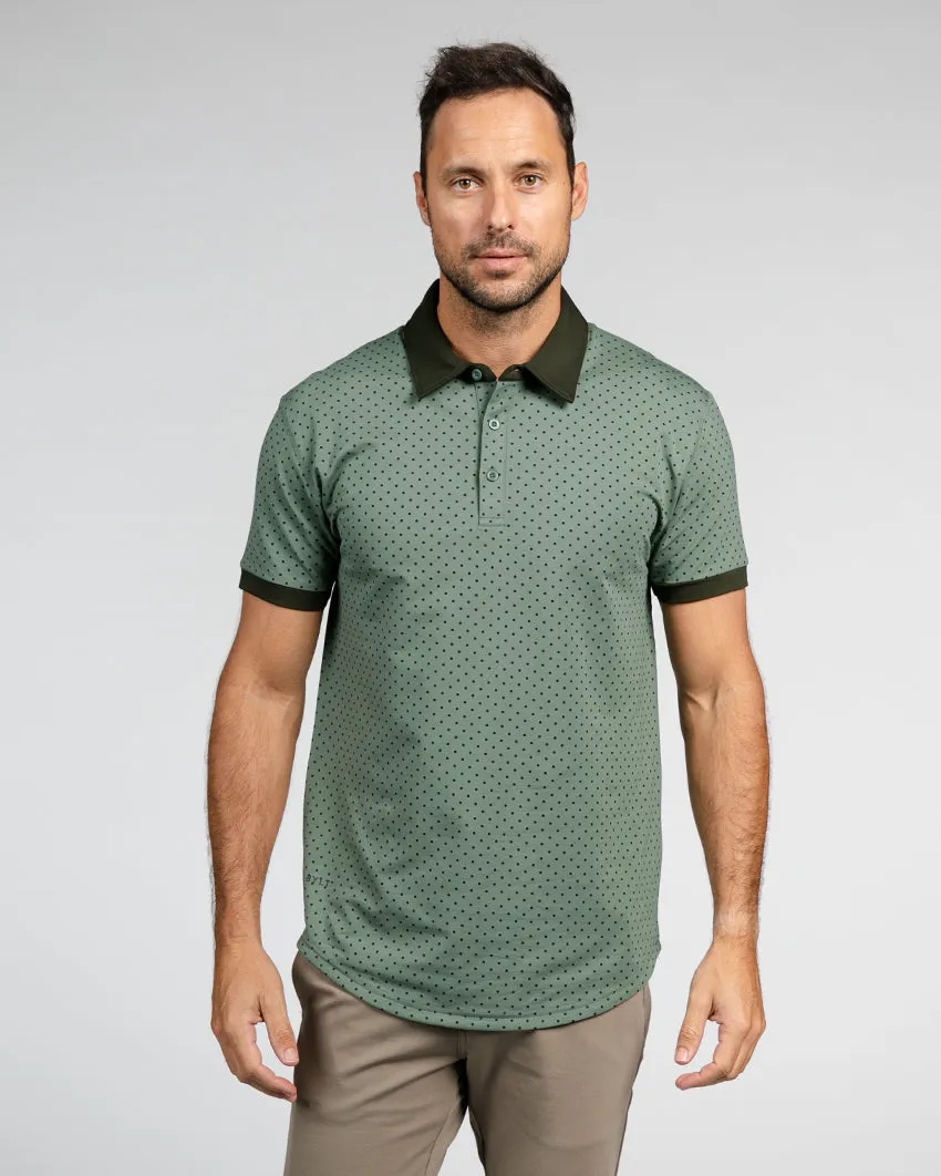 Drop-Cut: LUX Dotted Polo <!-- Size XXL -->