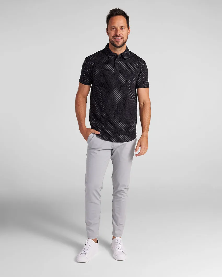 Drop-Cut: LUX Dotted Polo <!-- Size XXL -->