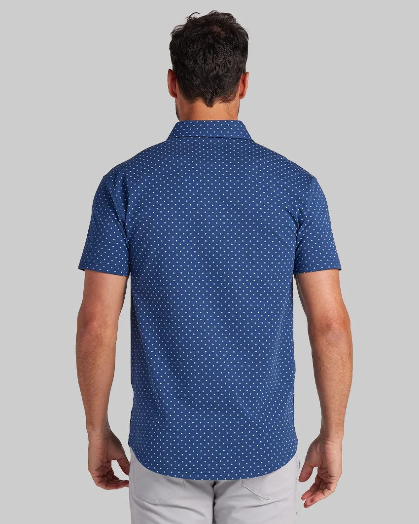 Drop-Cut: LUX Dotted Polo <!-- Size XXL -->