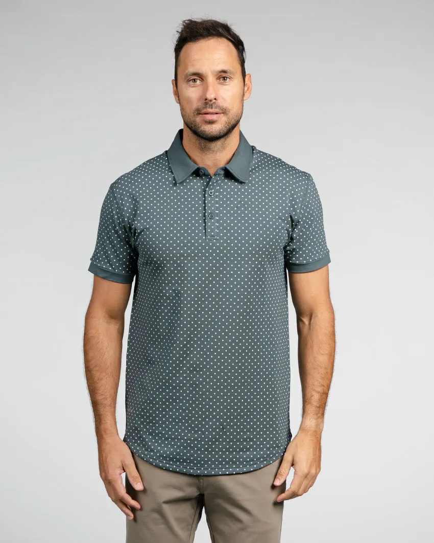 Drop-Cut: LUX Dotted Polo <!-- Size XXL -->