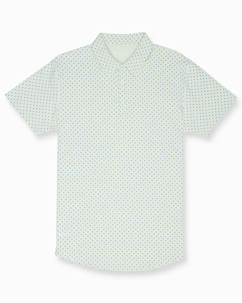 Drop-Cut: LUX Dotted Polo <!-- Size XXL -->