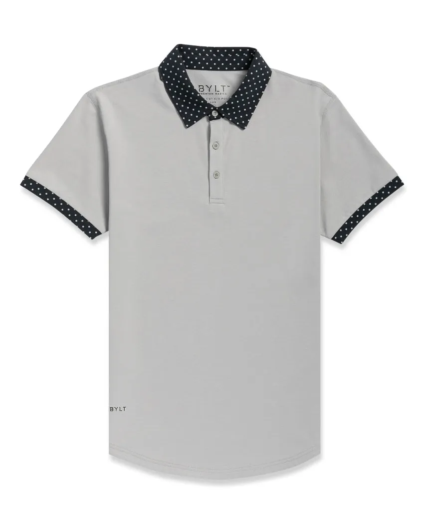 Drop-Cut: LUX Dotted Polo <!-- Size XXL -->