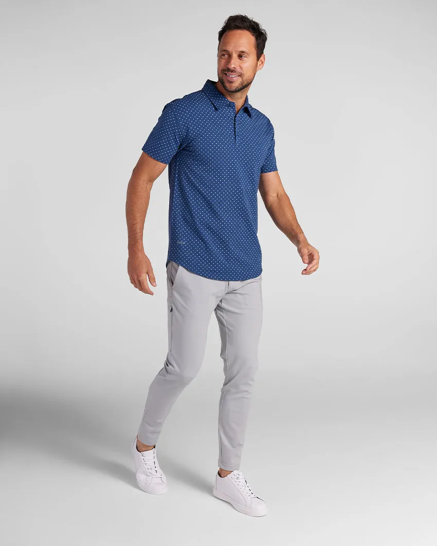 Drop-Cut: LUX Dotted Polo <!-- Size XXL -->