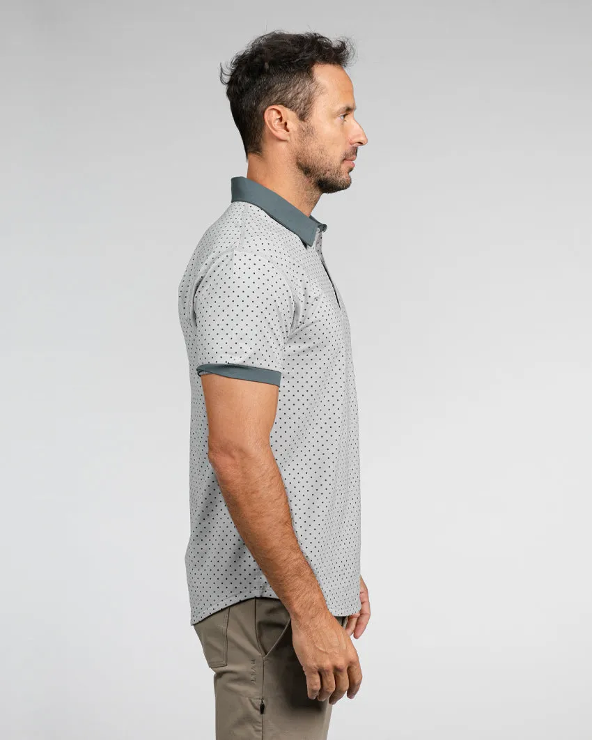 Drop-Cut: LUX Dotted Polo <!-- Size XXL -->