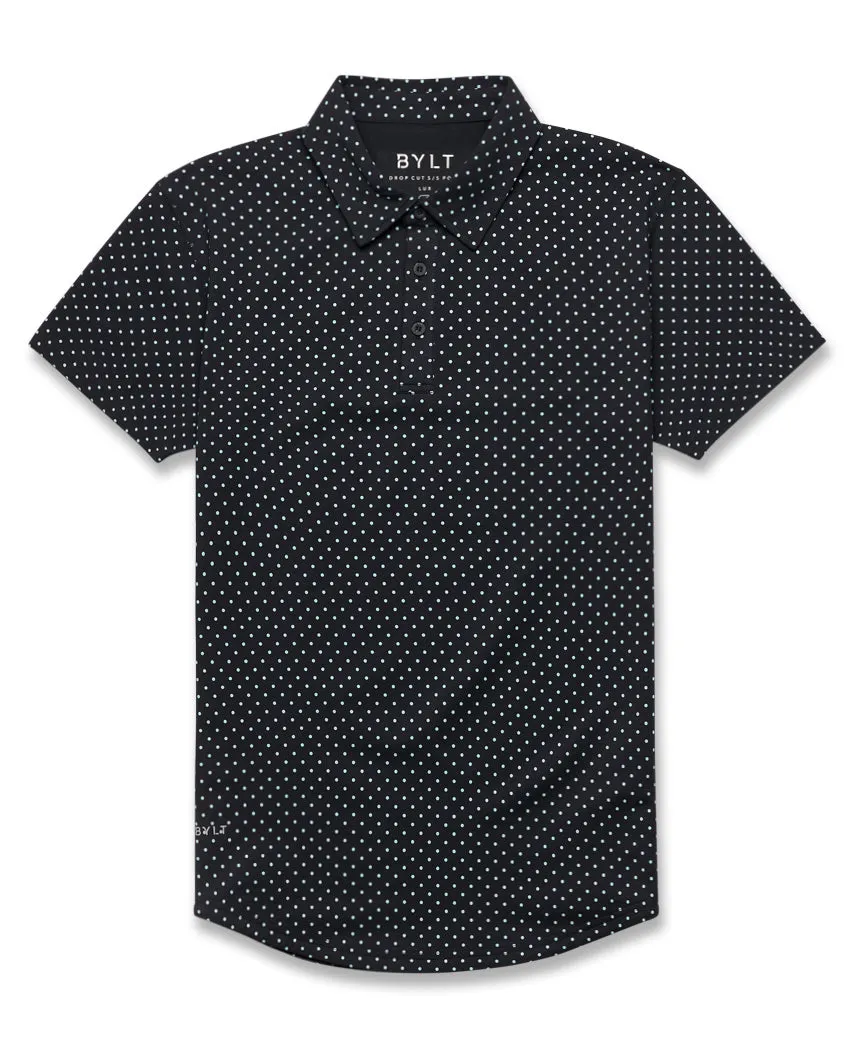 Drop-Cut: LUX Dotted Polo <!-- Size XXL -->