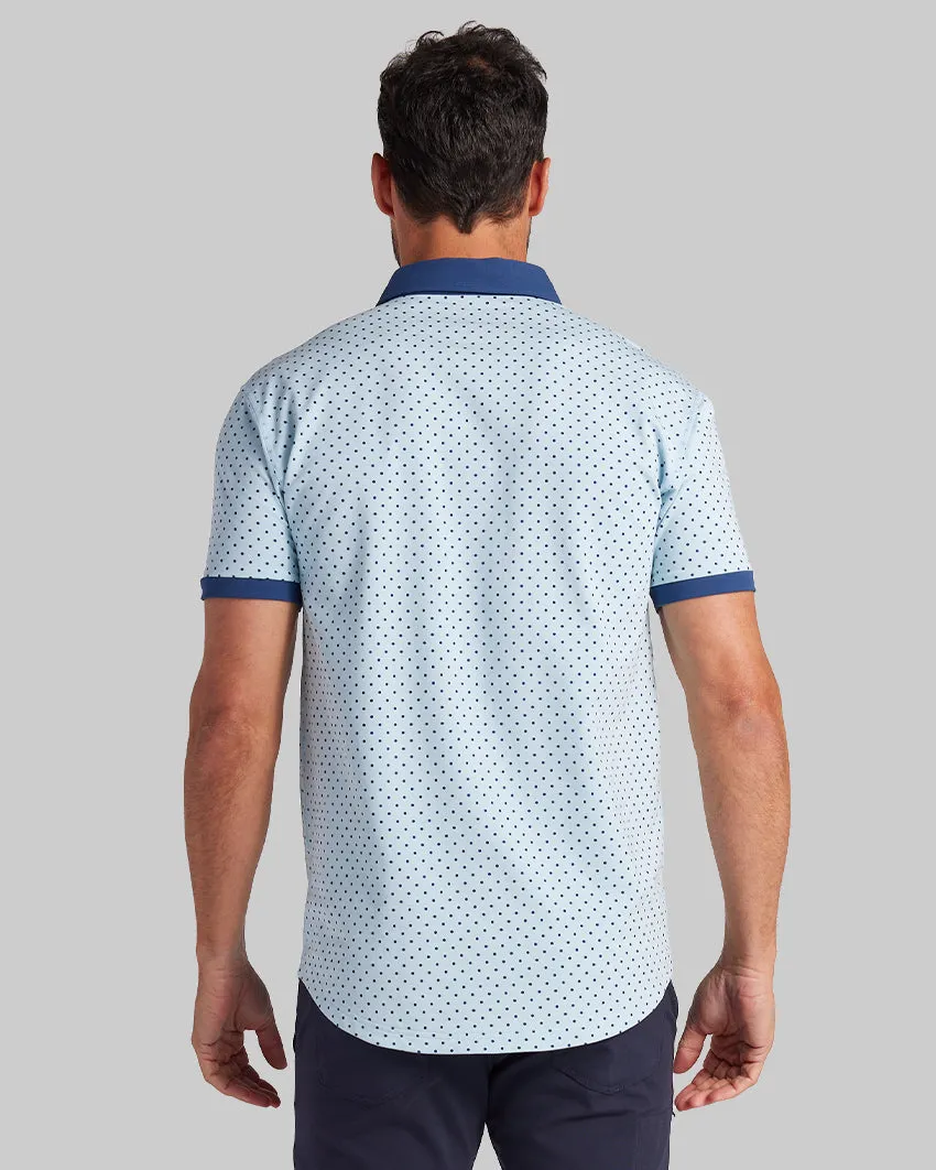 Drop-Cut: LUX Dotted Polo <!-- Size XXL -->