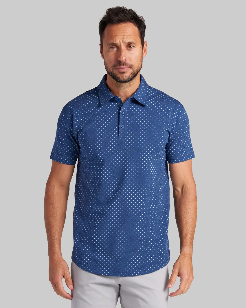 Drop-Cut: LUX Dotted Polo <!-- Size XXL -->