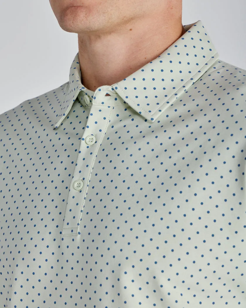 Drop-Cut: LUX Dotted Polo <!-- Size XXL -->