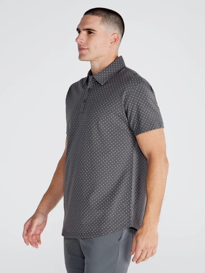 Drop-Cut: LUX Dotted Polo <!-- Size XXL -->