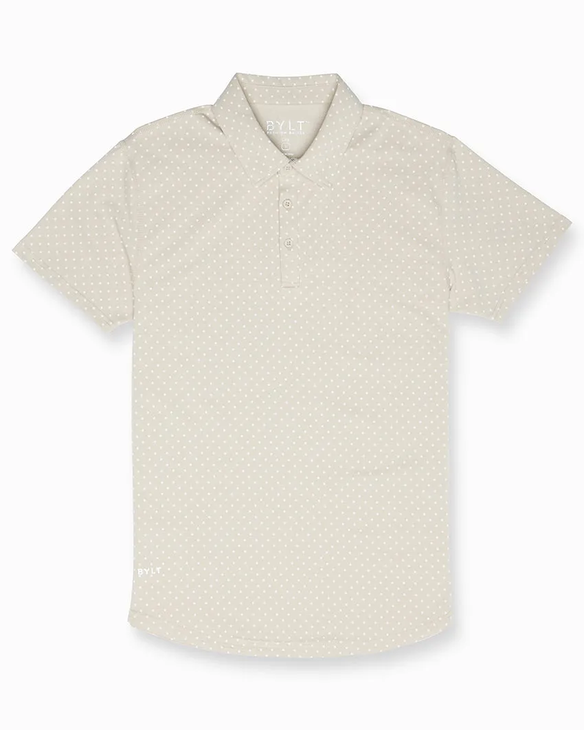 Drop-Cut: LUX Dotted Polo <!-- Size XXL -->