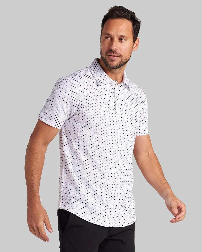 Drop-Cut: LUX Dotted Polo <!-- Size XXL -->