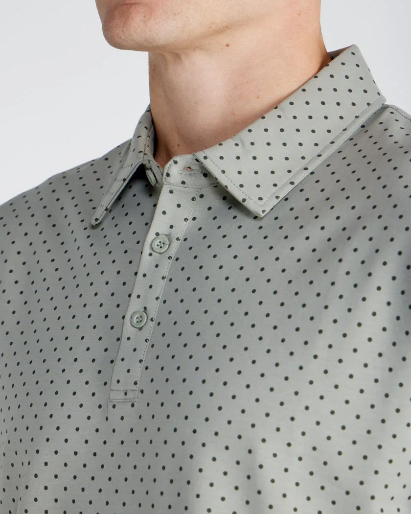 Drop-Cut: LUX Dotted Polo <!-- Size XXL -->