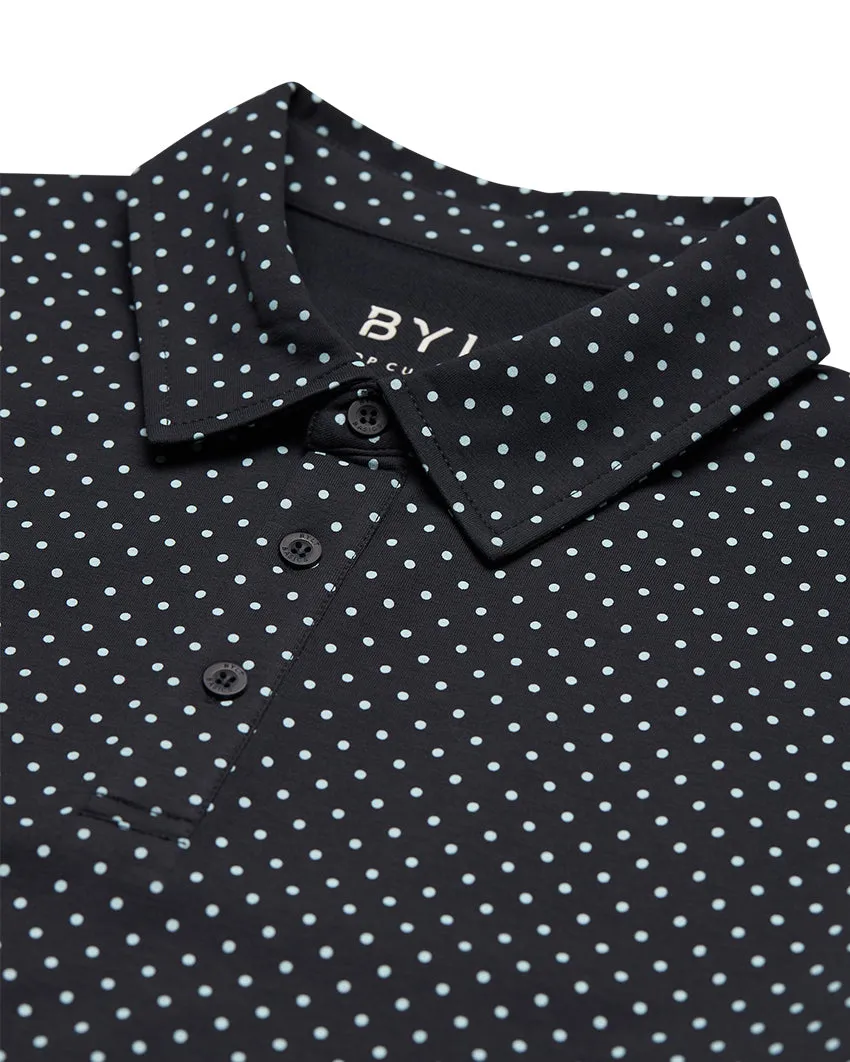 Drop-Cut: LUX Dotted Polo <!-- Size XXL -->