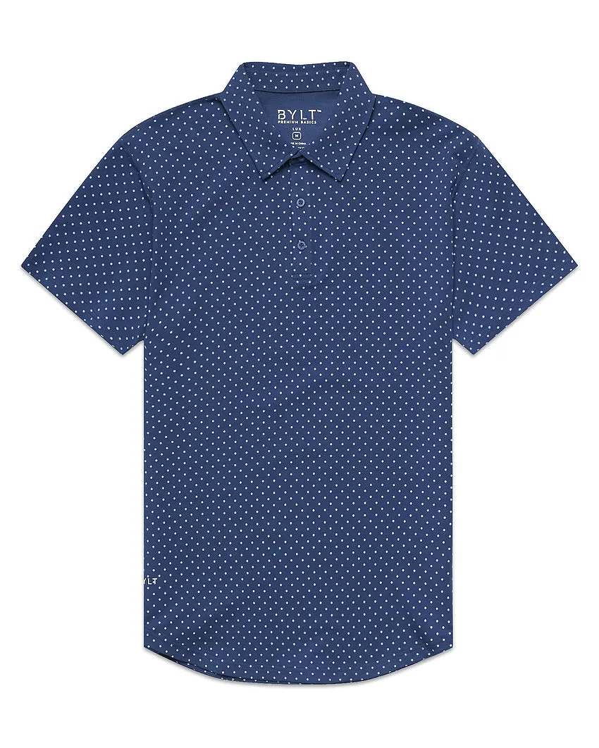 Drop-Cut: LUX Dotted Polo <!-- Size XXL -->