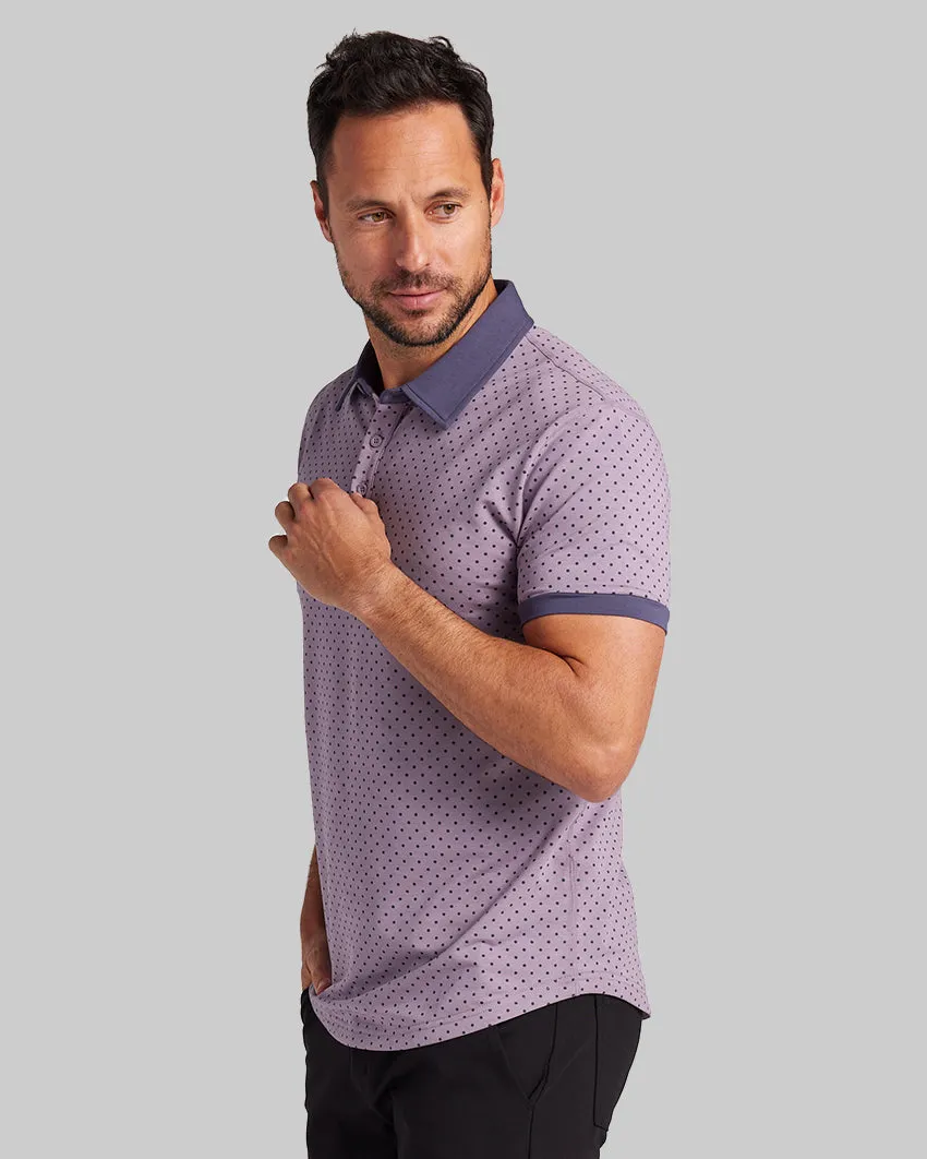 Drop-Cut: LUX Dotted Polo <!-- Size XXL -->