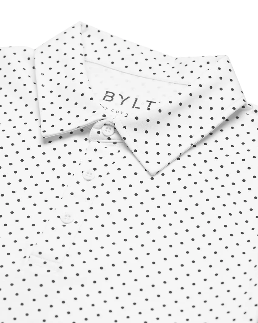 Drop-Cut: LUX Dotted Polo <!-- Size XXL -->