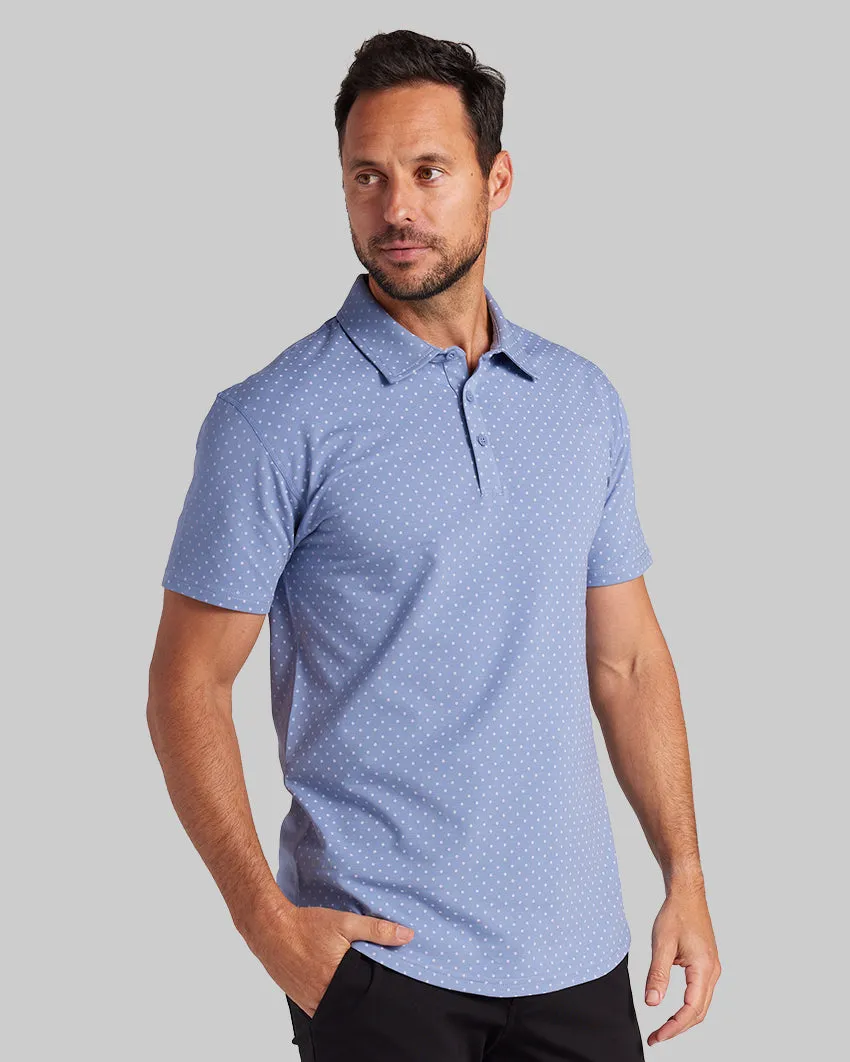 Drop-Cut: LUX Dotted Polo <!-- Size XXL -->