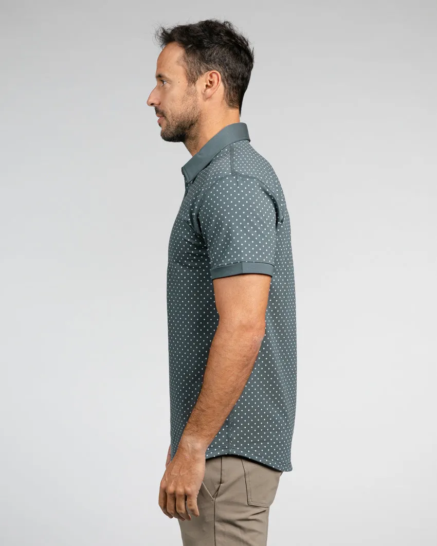 Drop-Cut: LUX Dotted Polo <!-- Size XXL -->