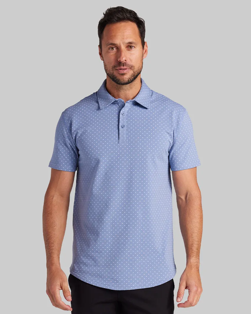 Drop-Cut: LUX Dotted Polo <!-- Size XXL -->