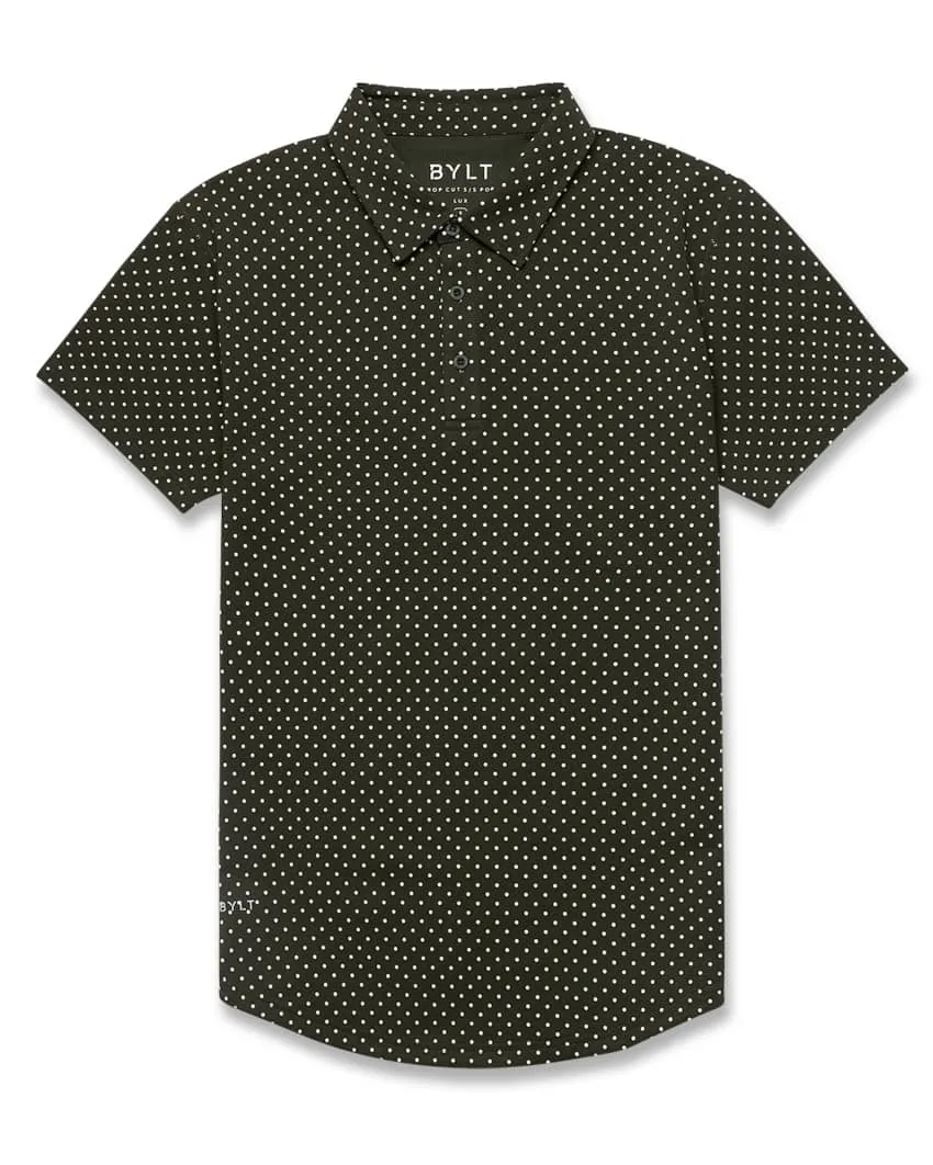 Drop-Cut: LUX Dotted Polo <!-- Size XXL -->