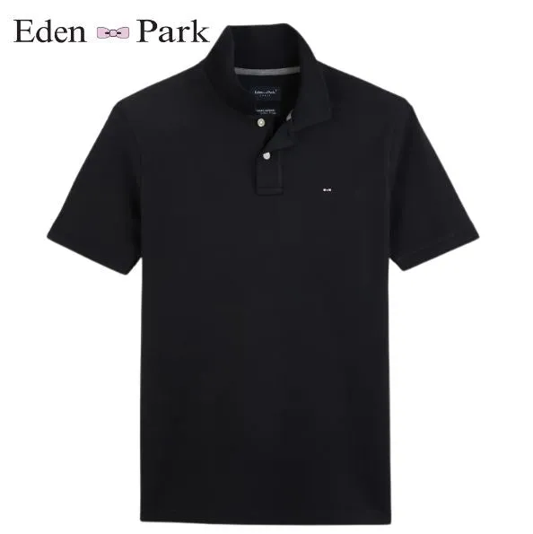 Eden Park Stretch Pima Cotton Navy Polo Navy