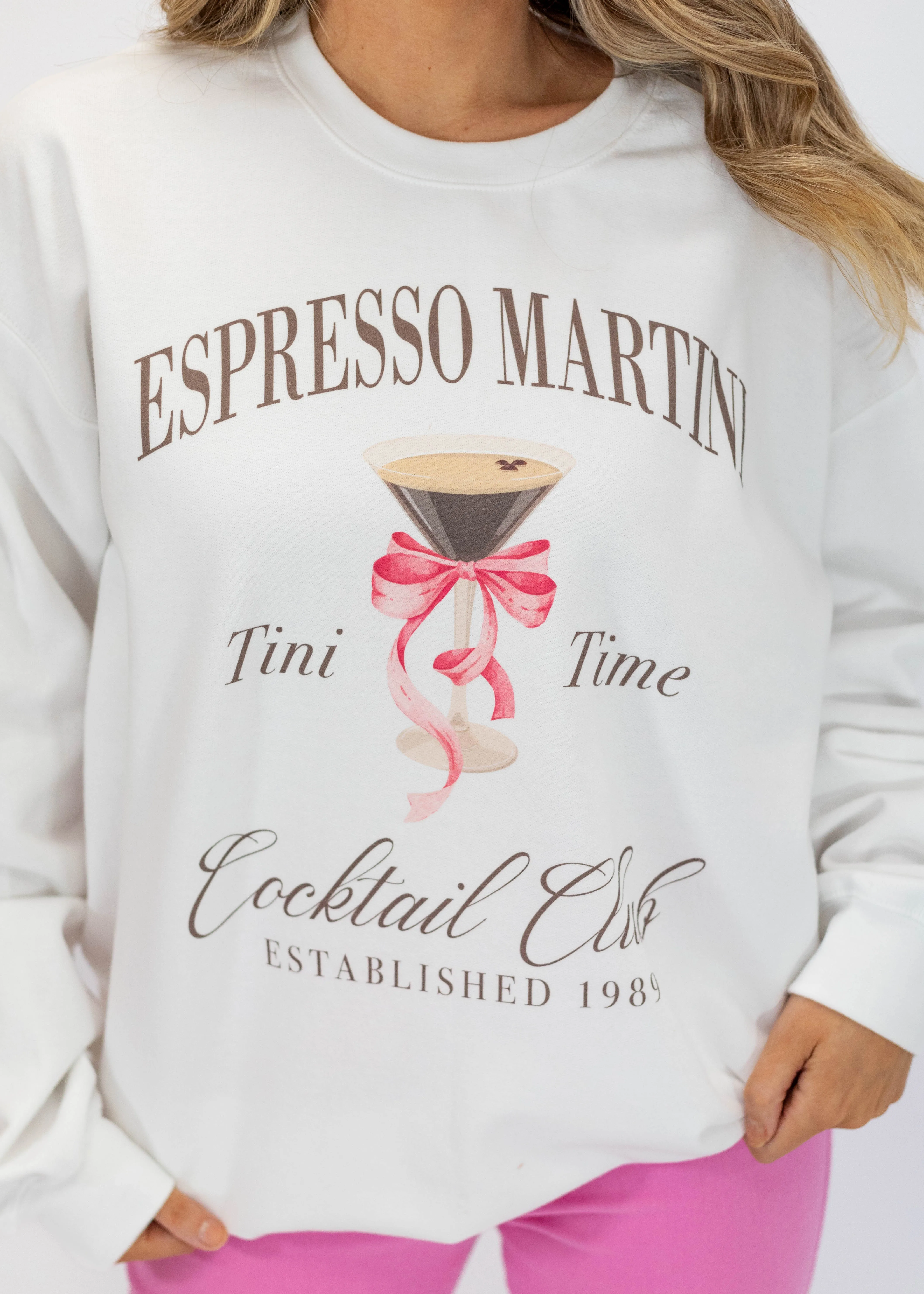 Espresso Martini Club Sweatshirt FINAL SALE