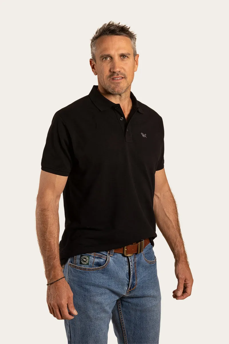 Essential Mens Polo - Black