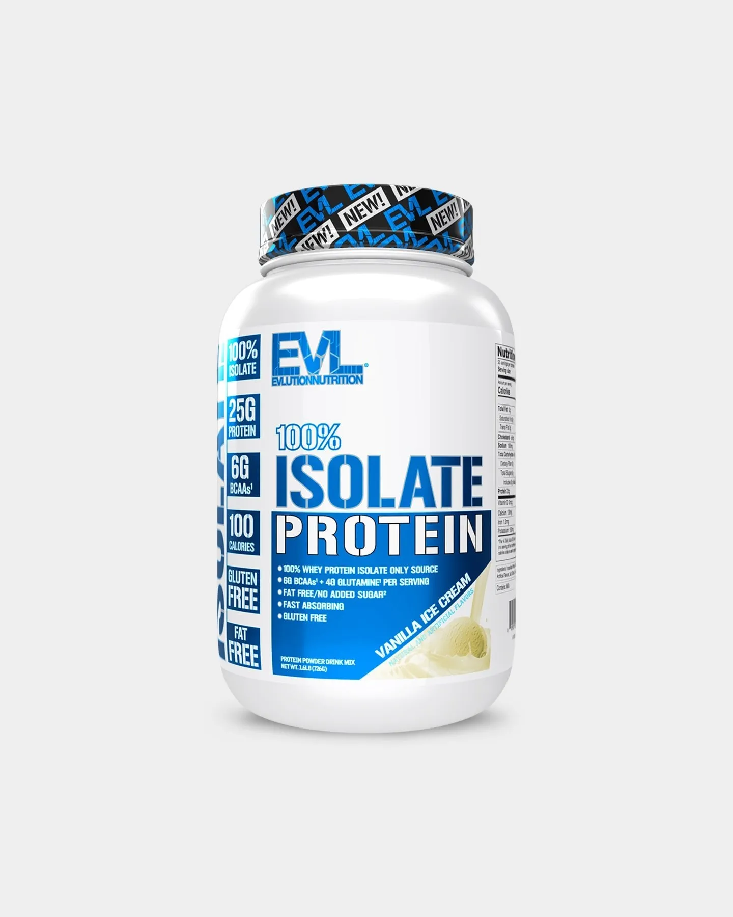 EVLUTION NUTRITION 100% Whey Protein Isolate