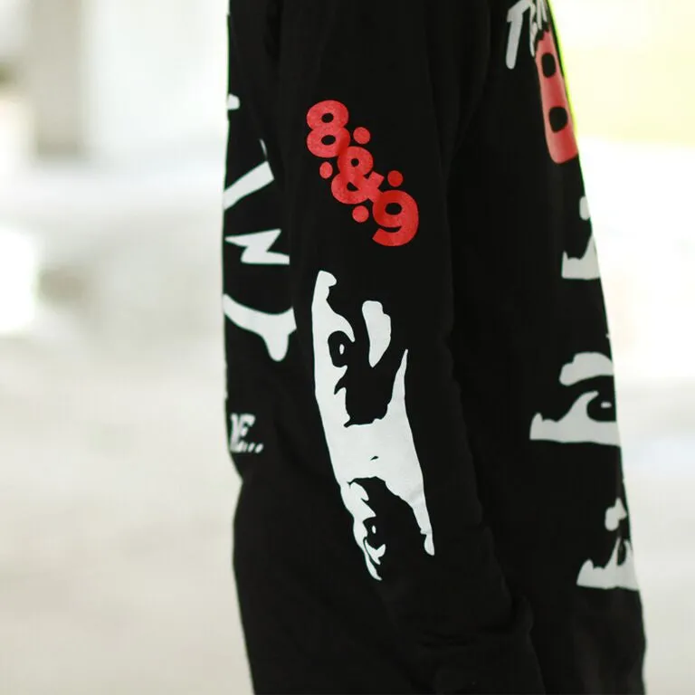 Eyez L/S T Shirt Black