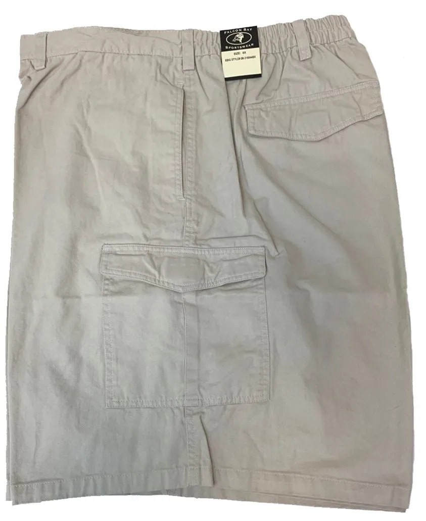 Falcon Bay Men's Half Elastic Cargo Short