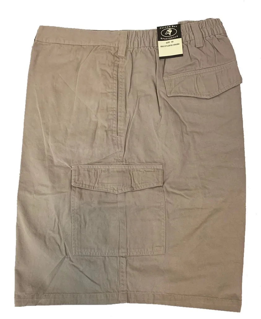 Falcon Bay Men's Half Elastic Cargo Short